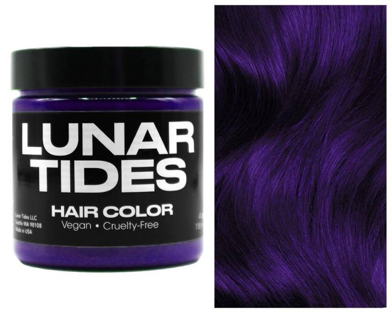Dunkelviolette Haarfarbe Dunkelviolette Haarfarbe von Etsy - LunarTidesHair
