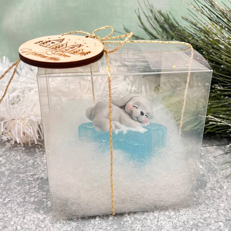 Handmade Soap | Handgemachte Seife Hase Geschenkidee Gästgeschenk Weihnachtsdeko Weihnachtsgeschenk Adventskalender von Etsy - Luntibubble