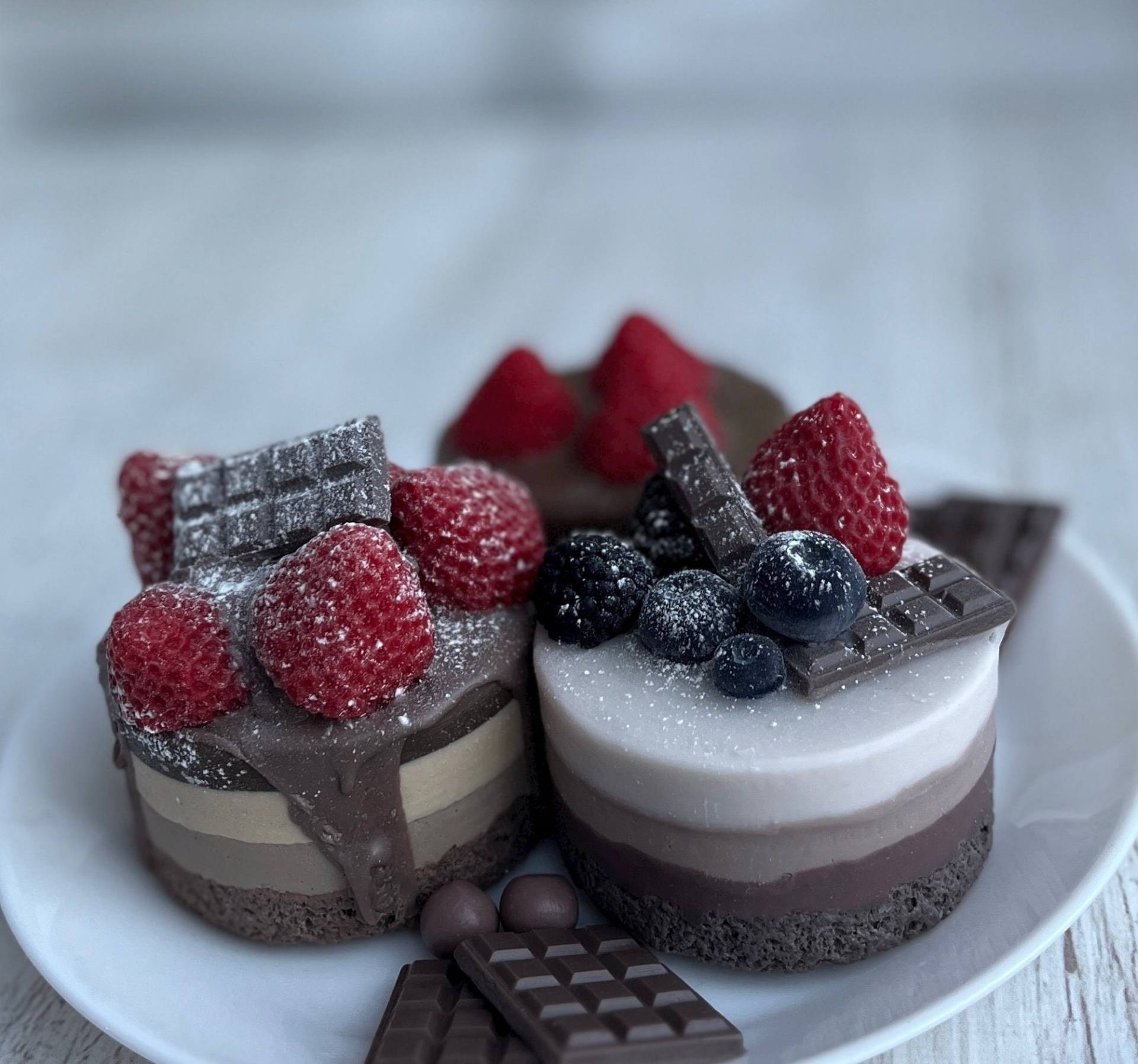 Seifen-Schokoladenkuchen | Handgemachte Seifen-Torte Originelles Seifengeschenk Valentinstag Weihnachtsgeschenk Adventskalender von Etsy - Luntibubble