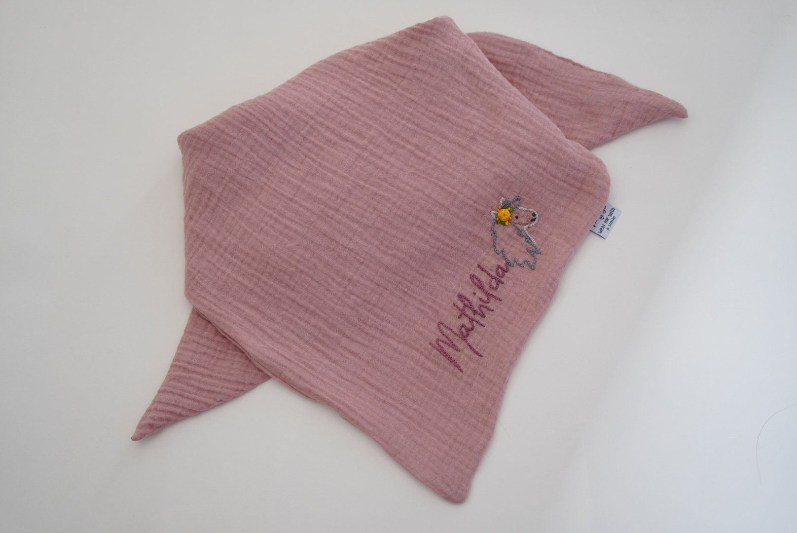 Personalisiertes Musselintuch Für Kinder - Handbestickt von Etsy - LusbuebundLusmaidle