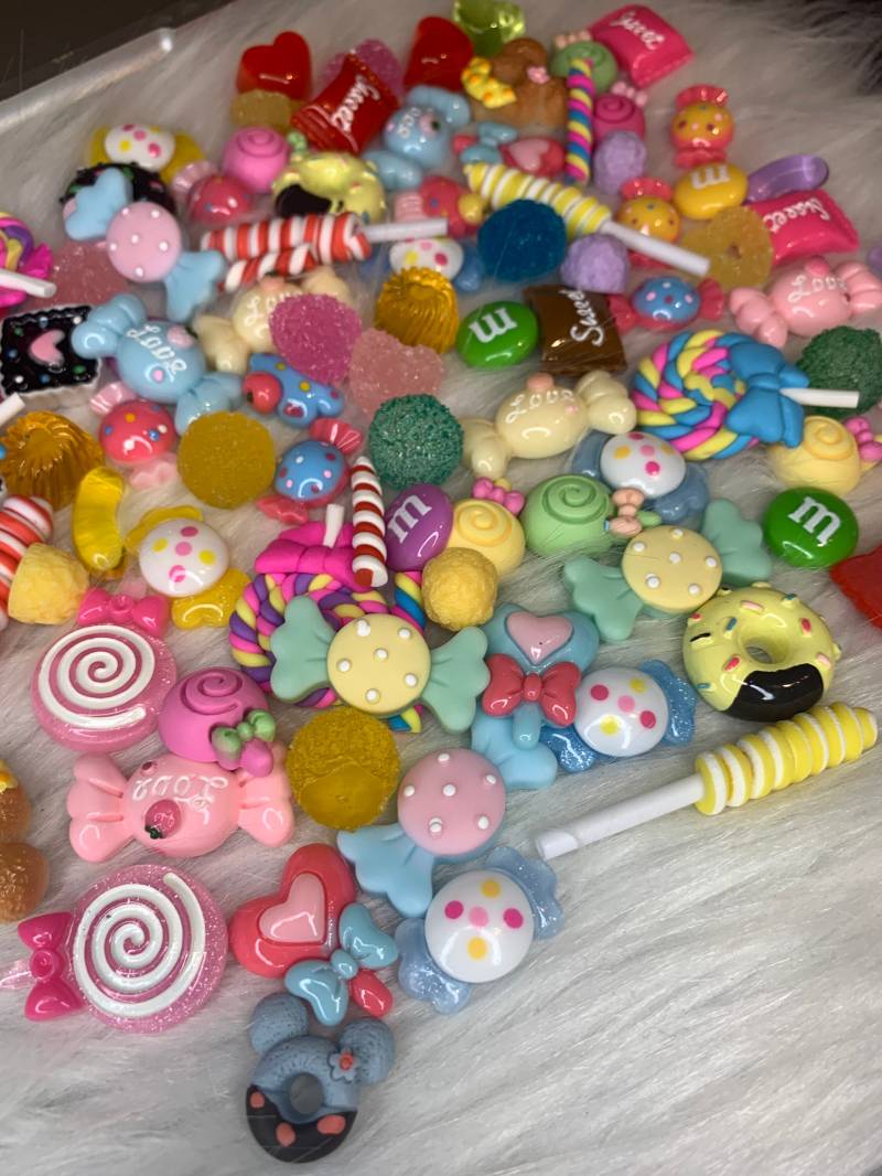 Candy Land 3D Nagel Charms Xl | Sortiert von Etsy - LusciousNailbyLeyska