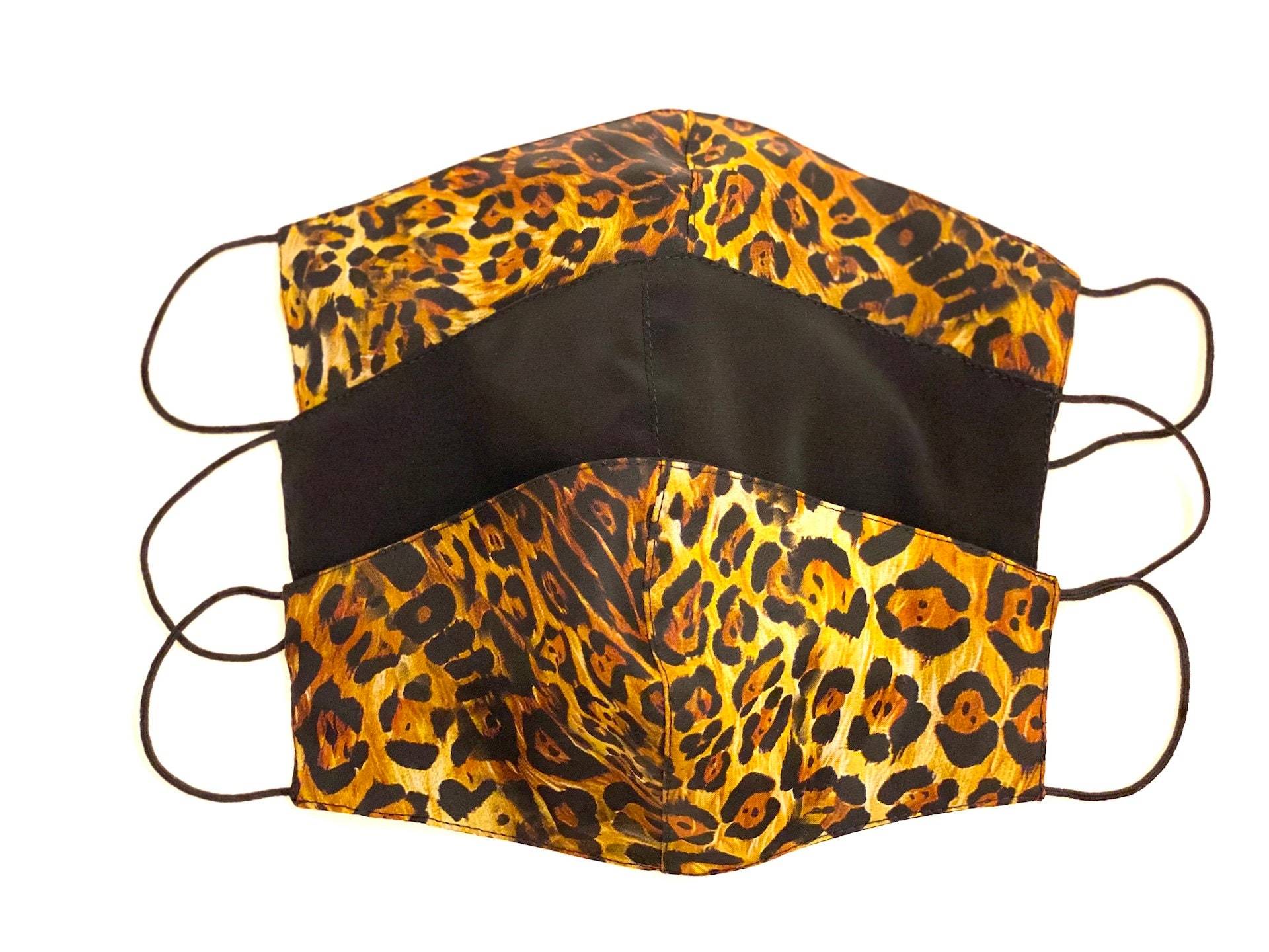 Packung Mit 3 Masken - Leopard Print & Schwarz Packung Mit 3 Masken - Leopard Print & Schwarz von Etsy - LuxLeopards