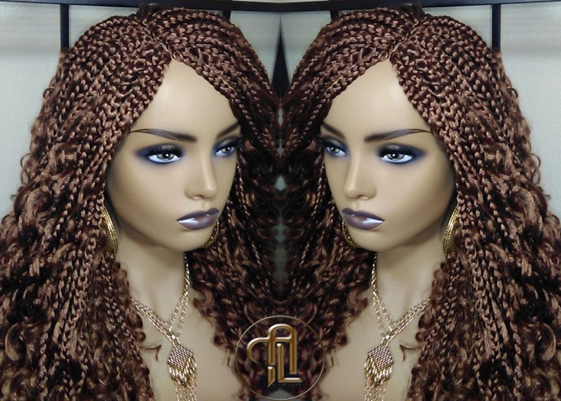 Box Braid Boho Kurze Lockige Perücke 14 Zoll Braun Auburn 30 Distressed Goddess Zöpfe Loses Lockiges Haar Box Braid Boho Kurze Lockige Perücke 14 Zoll Braun Auburn 30 Distressed Goddess Zöpfe Loses Lockiges Haar von Etsy - LuxxxStyleBoutique
