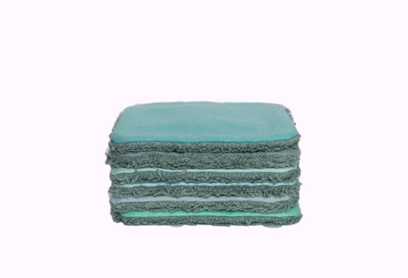 Lot Von 6 Waschbaren Tüchern in Bio-Schwamm, Tüchern, Waschbarer Baumwolle, Make-Up-Entferner Wiederverwendbar, 100% Bio von Etsy - LydhOr