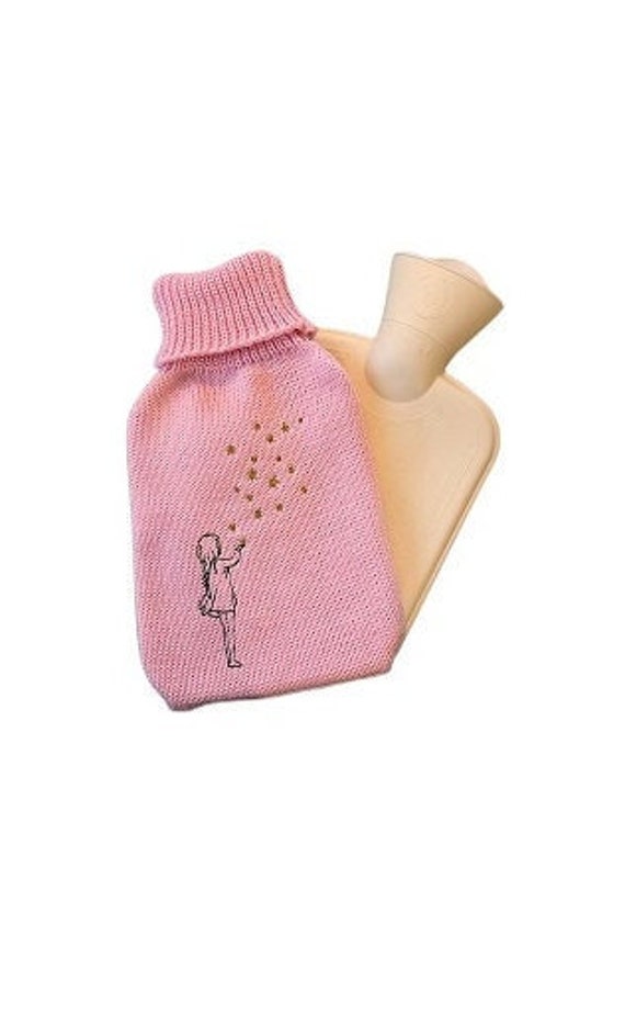 Wärmflasche, Kinderwärmflasche, Wärmflaschenbezug, Sterntaler Rosa, Weiß, Pink Wärmflasche, Kinderwärmflasche, Wärmflaschenbezug, Sterntaler Rosa, Weiß, Pink von Etsy - MANAStrickdesign