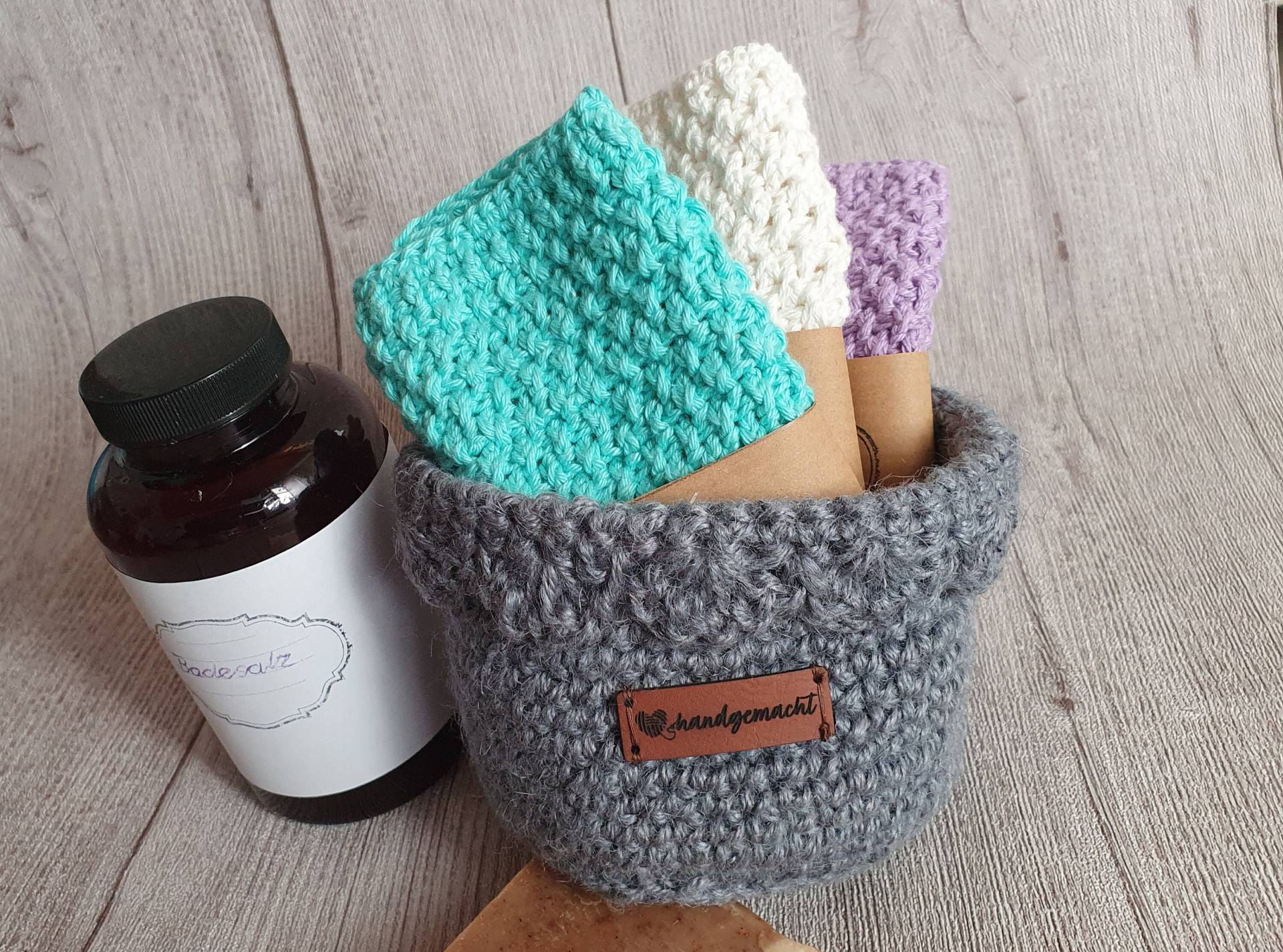 Verwöhnset 7Teilig, Wellness Box Nachhaltig, Spa Set, Häkeln , Naturfaser, Geschenk Muttertag Verwöhnset 7Teilig, Wellness Box Nachhaltig, Spa Set, Häkeln , Naturfaser, Geschenk Muttertag von Etsy - MASCHENPUNK
