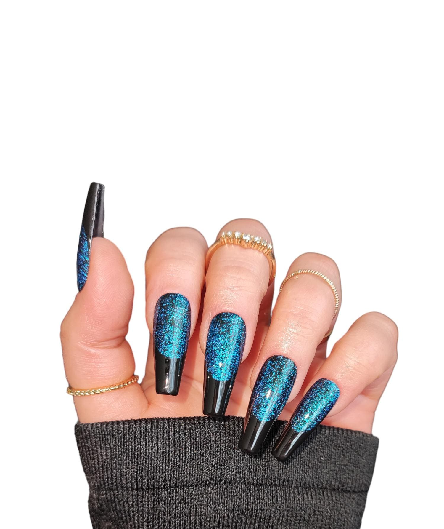 Blue Flakes Blue Flakes von Etsy - MEVANAILS