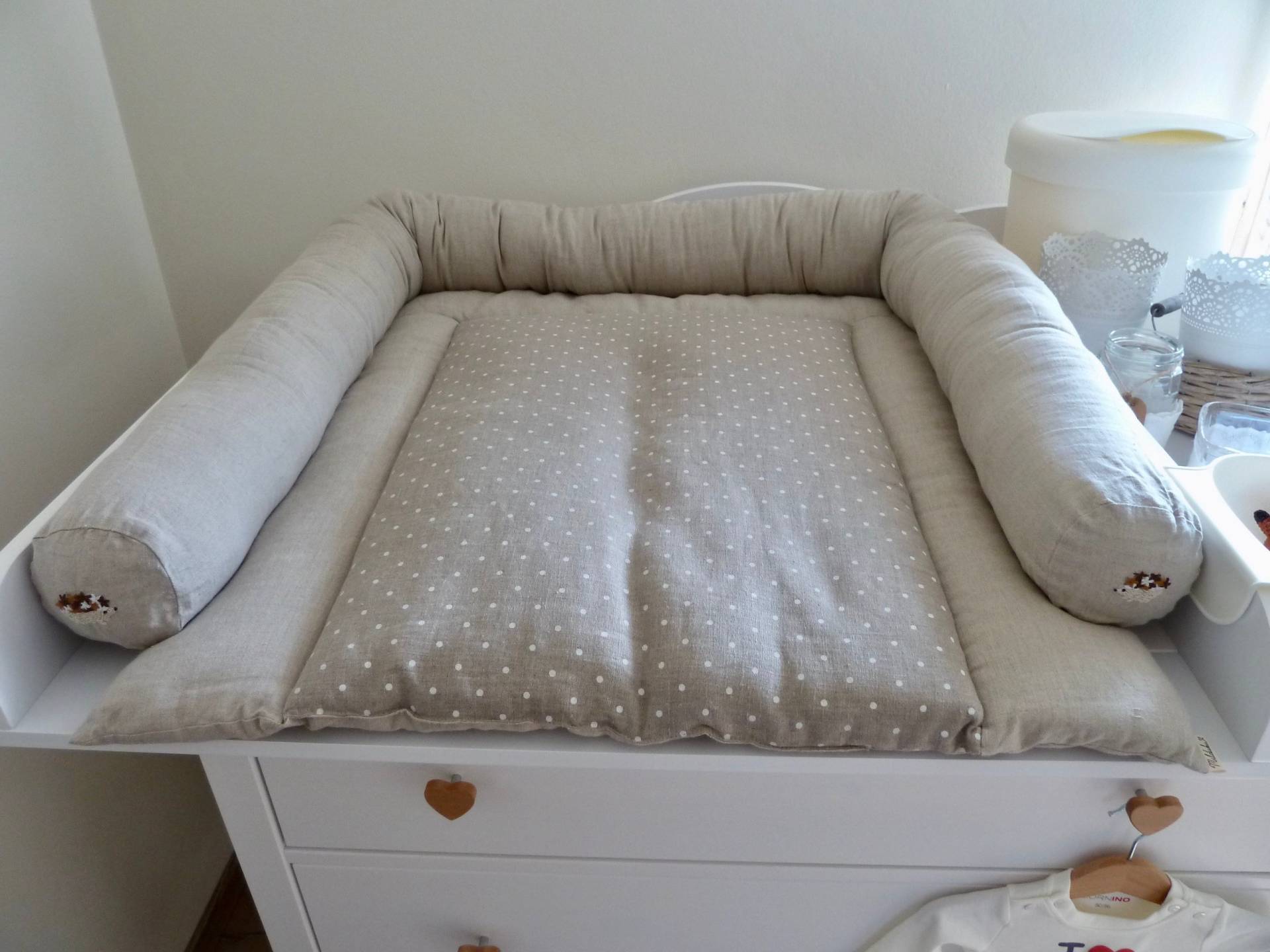 Wickelauflage Aus Puren Leinen, Leinen Wickelauflage Aus Puren Leinen, Leinen von Etsy - MILDUKU