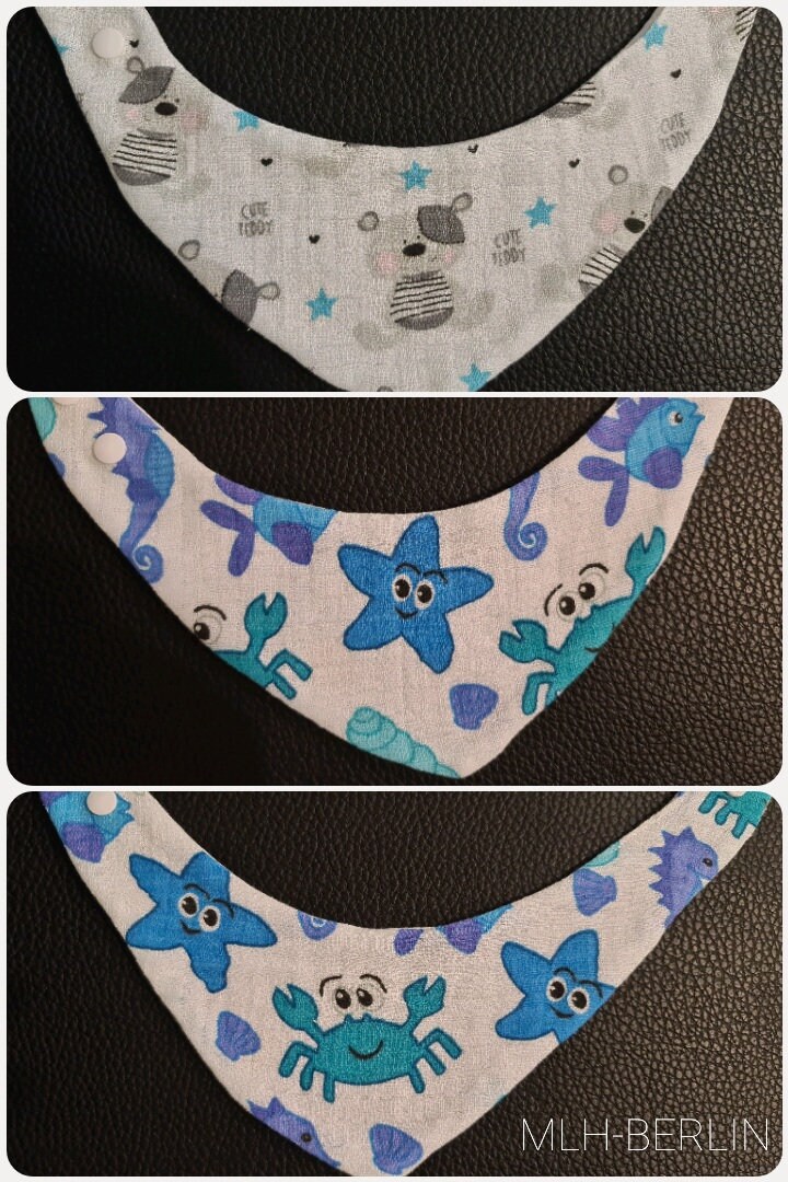 Dreieckstuch, Musselin, Halstuch, Sabberlatz, Spucktuch Dreieckstuch, Musselin, Halstuch, Sabberlatz, Spucktuch von Etsy - MLHBerlin