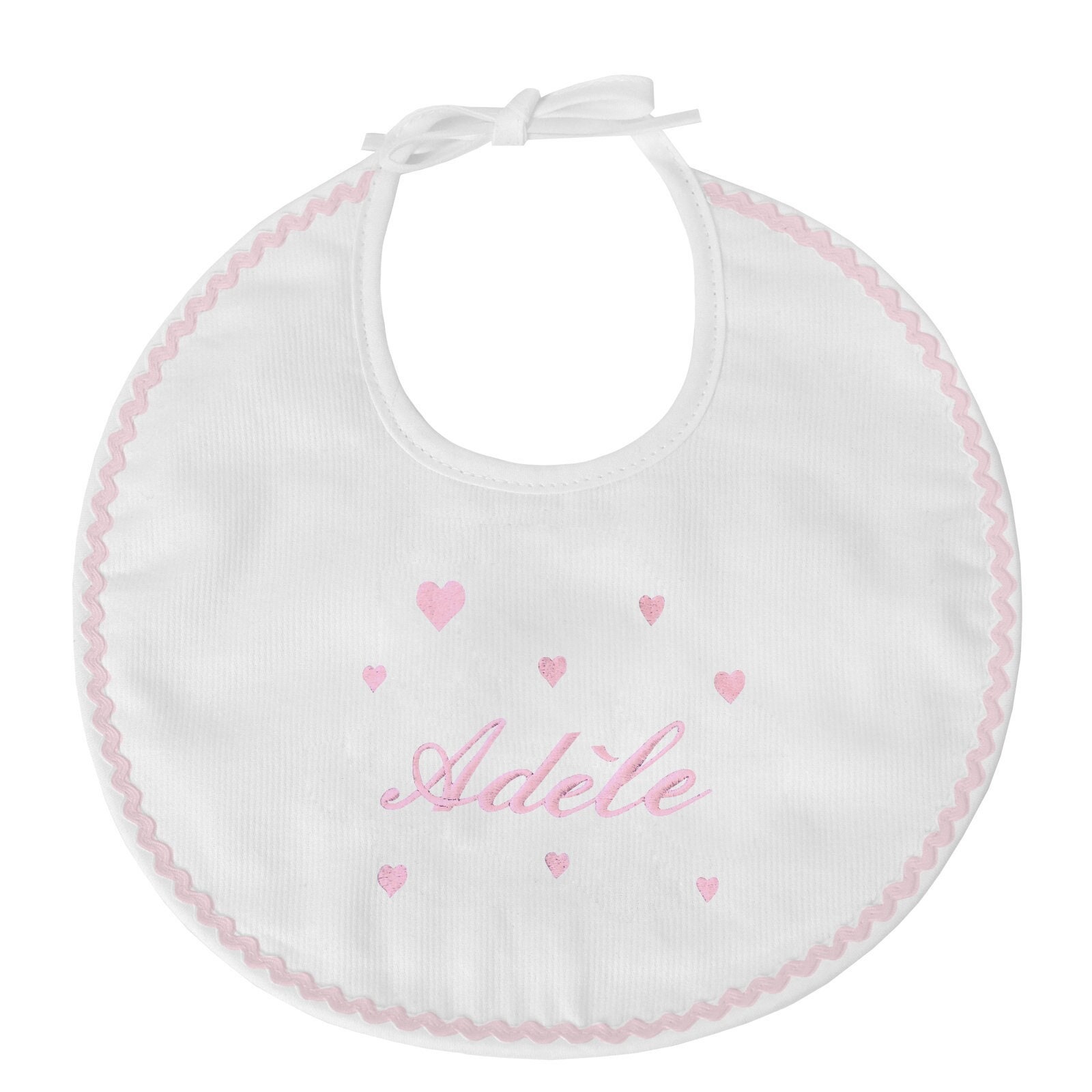 Personalisierte Geburts-Lätzchen-Herzen Personalisierte Geburts-Lätzchen-Herzen von Etsy - MONCADEAUBEBE