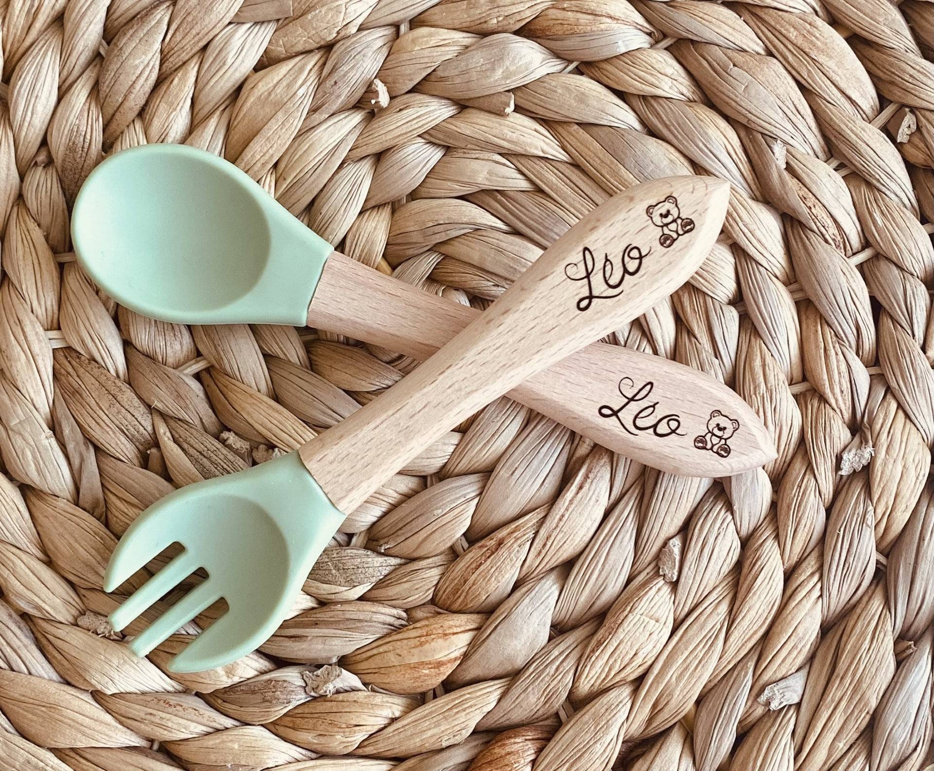 Mein Erstes Personalisiertes Besteckset - Geburtsgeschenk Babygeschenk Geburtstagsgeschenk Taufe Babyparty von Etsy - MaBabyBox