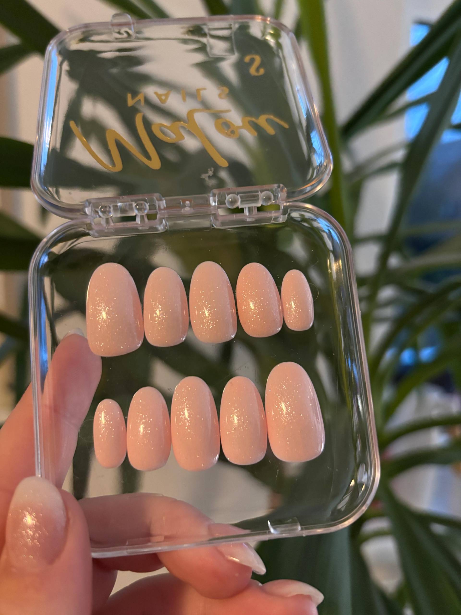Press On Nails "Rosy Glimmer" Press On Nails "Rosy Glimmer" von Etsy - MaLouNails
