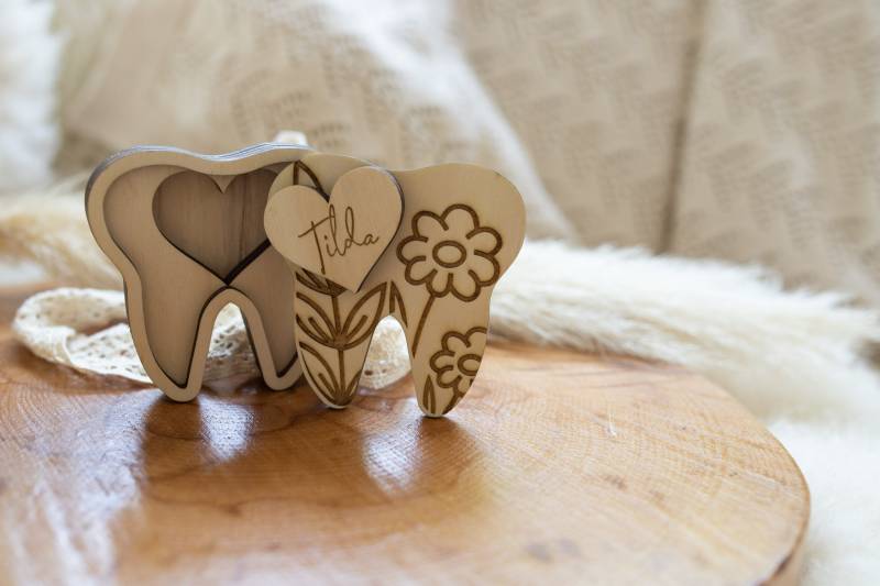Milchzahndose, Zahndose, Milchzahndose Personalisiert, Aufbewahrung Milchzahn, Holz Milchzahnbox, Erinnerungsbox, Holzdose Kindermilchzahndose von Etsy - MaMaLaFR
