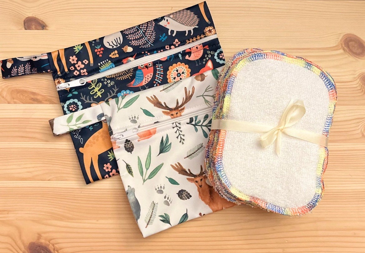 Waschlappen Waschbare Feuchttücher Baby Wipes Bambus Tücher Waschlappen Waschbare Feuchttücher Baby Wipes Bambus Tücher von Etsy - MaMoLiDesign