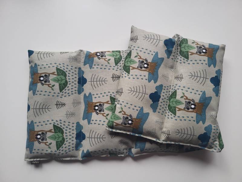 Bio-Dinkelkissen Wärmekissen Körnerkissen Nackenkissen Waschbären Bio-Dinkelkissen Wärmekissen Körnerkissen Nackenkissen Waschbären von Etsy - MaRasStube