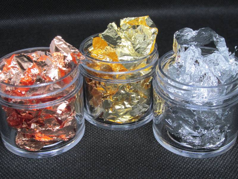 Gold Silber Blatt Kupfer Für Schmuck Nägel Epoxidharz Kunsthandwerk von Etsy - Made2GlitterCookie