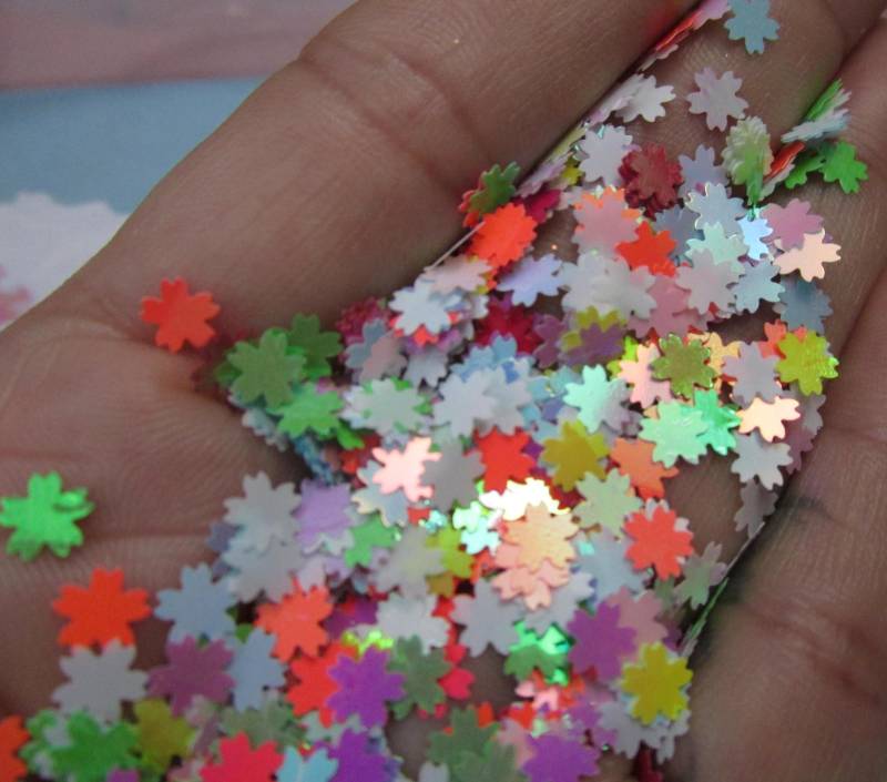Kirschblüten Blumen Pailletten Nail Art Craft Liefert Glitter Formen von Etsy - Made2GlitterCookie