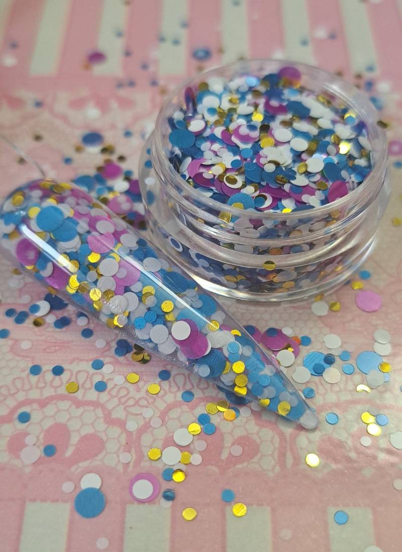 Lotty Dotty Holographic/Matt Mixed Glitter Punkte Nail Art von Etsy - Made2GlitterCookie