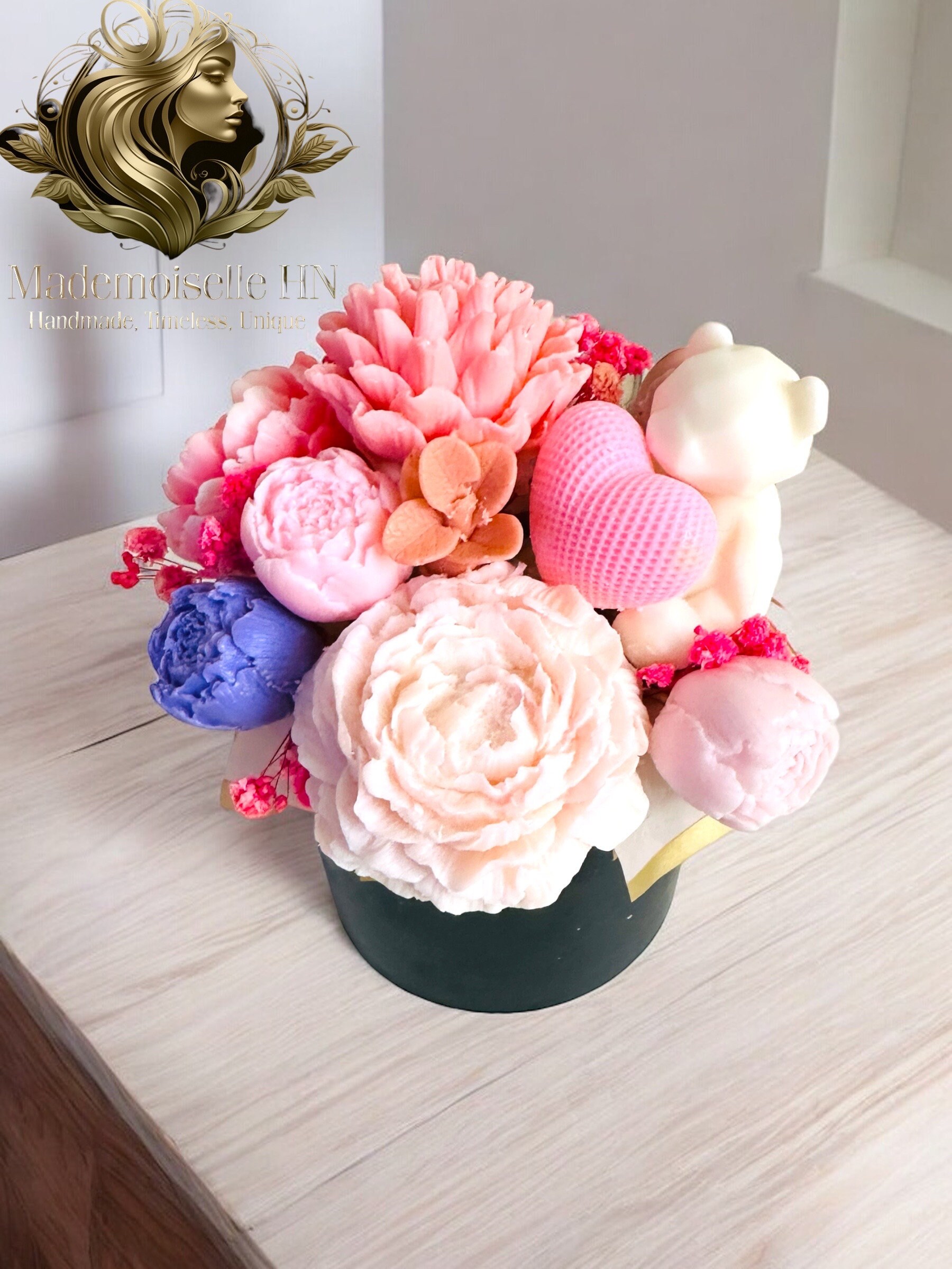 Blumenstrauß Aus Sheabutter Seife, Muttertagsgeschenk, Geburtstagsgeschenk, Dekorative Blumen Für Den Innenraum Fertig Als Geschenk Blumenstrauß Aus Sheabutter Seife, Muttertagsgeschenk, Geburtstagsgeschenk, Dekorative Blumen Für Den Innenraum Fertig Als Geschenk von Etsy - MademoiselleHN
