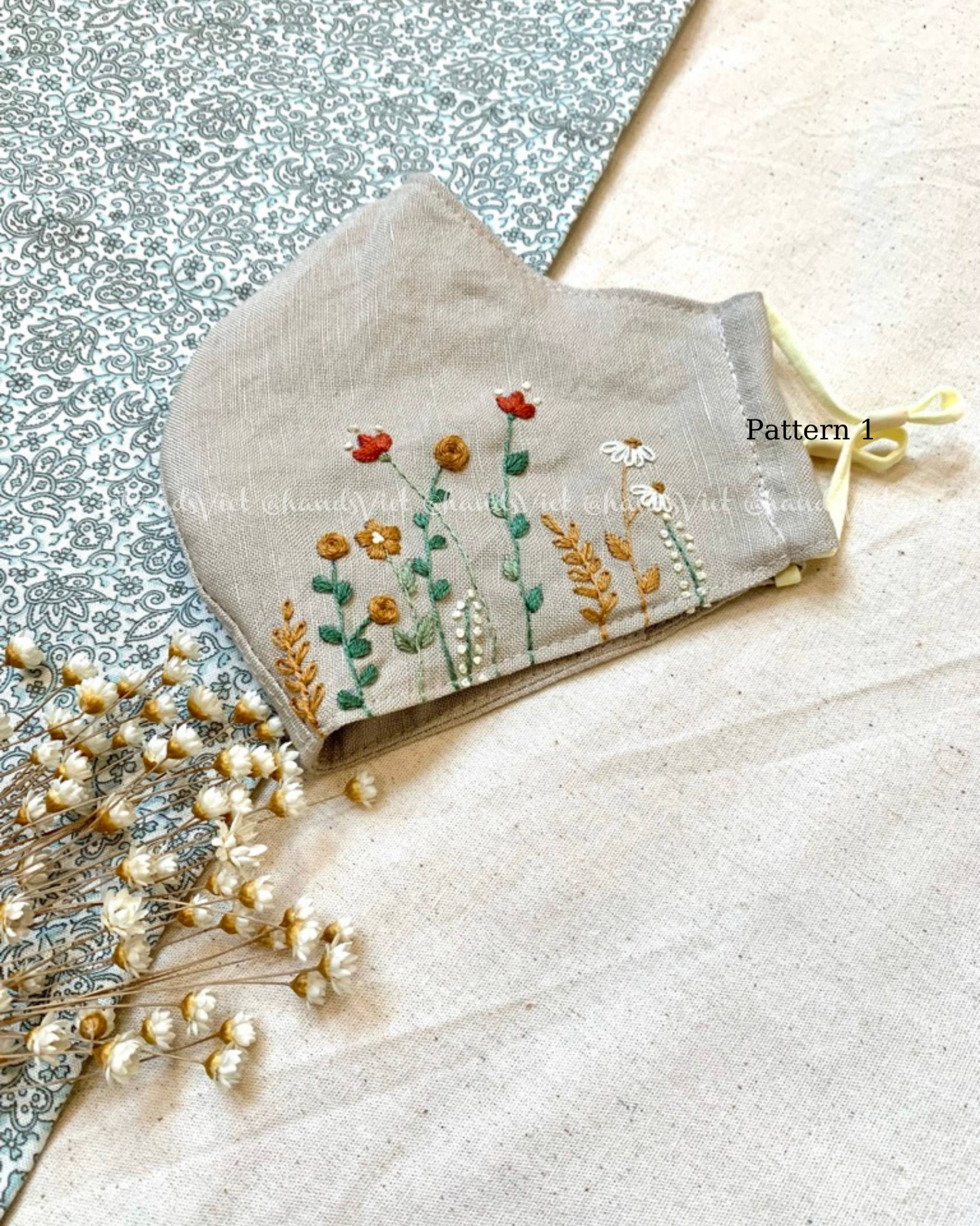 Kaufen Sie 3 Und Erhalten 1 Gratis - Gesichtsmaske Mit Blumenstickerei, Gestickte Gesichtsmaske, Pastellgesichtsmaske Kaufen Sie 3 Und Erhalten 1 Gratis - Gesichtsmaske Mit Blumenstickerei, Gestickte Gesichtsmaske, Pastellgesichtsmaske von Etsy - MadewithloveByCherry