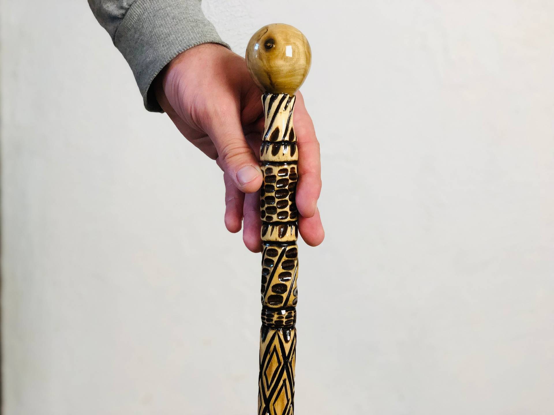 Holz Gehstock 90cm, Zauberer Gehstock, Magier Holz Gehstock 90cm, Zauberer Gehstock, Magier von Etsy - MagicUmbrellas