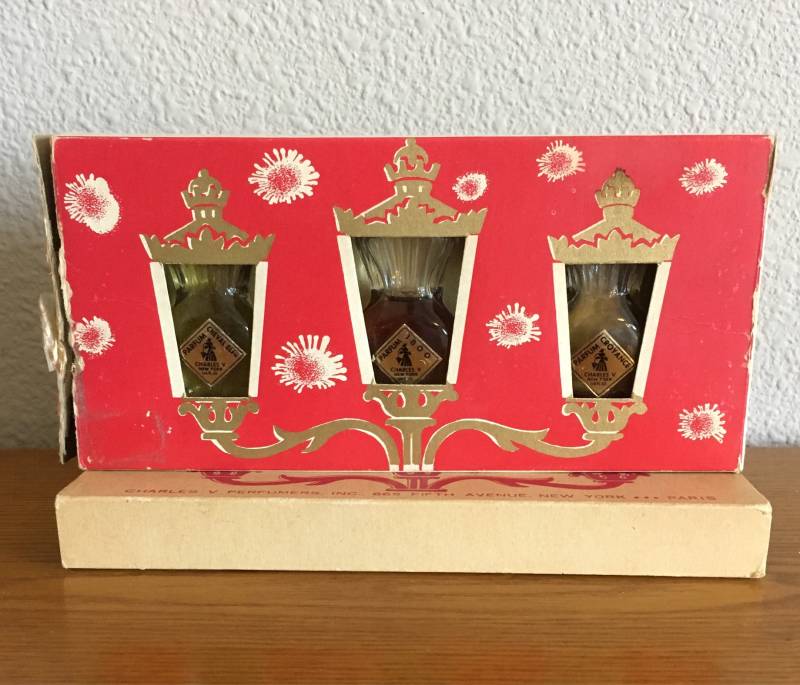 Set Von Drei Charles V Parfümerie Duftstoffen - Vintage Croyance, 1800, Cheval Bleu Parfums von Etsy - MagicalNostalgia