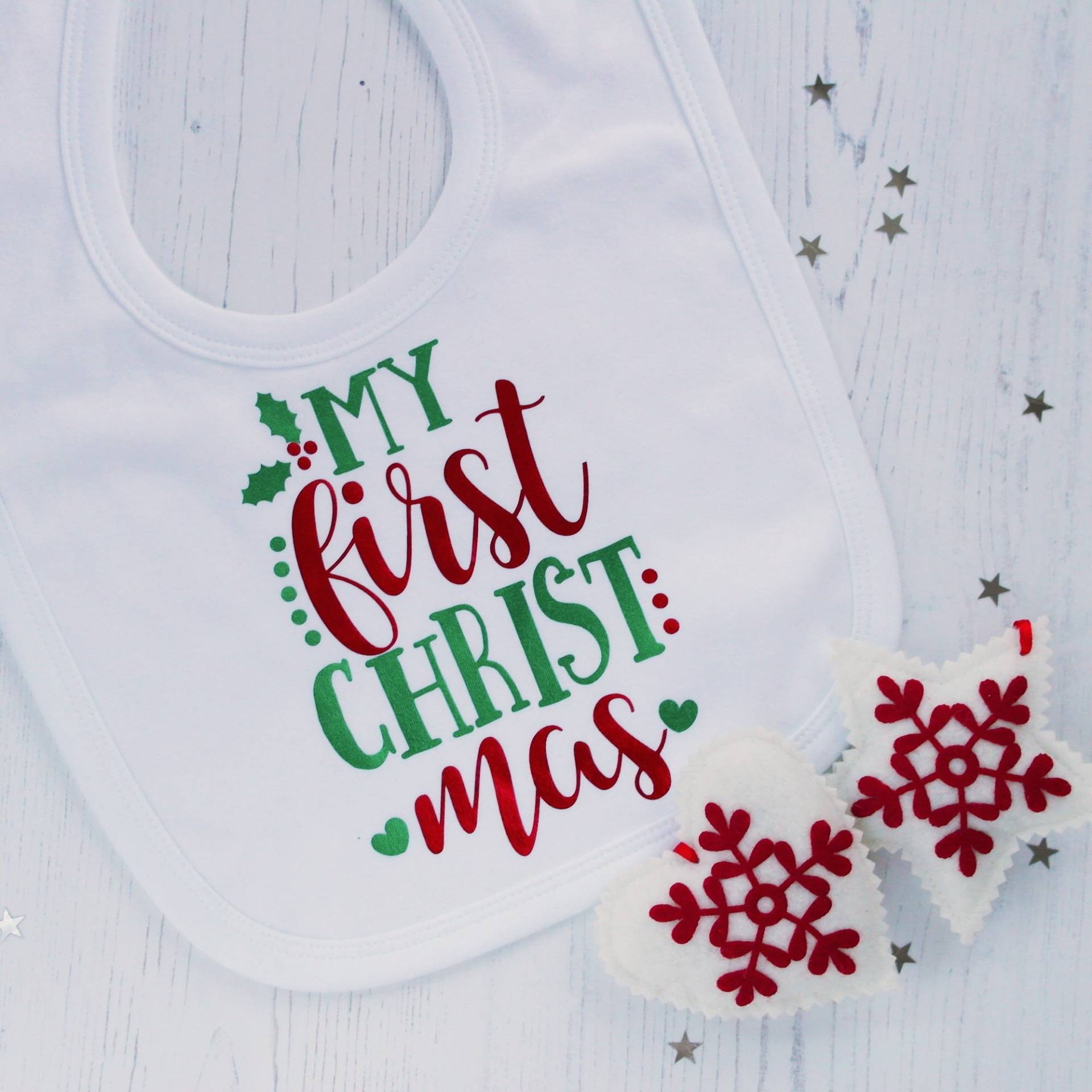 Babys Erste Weihnachten Lätzchen - Weihnachtsgeschenk Baby 1. Weihnachtsgeschenk von Etsy - MagnoliaLaneNursery