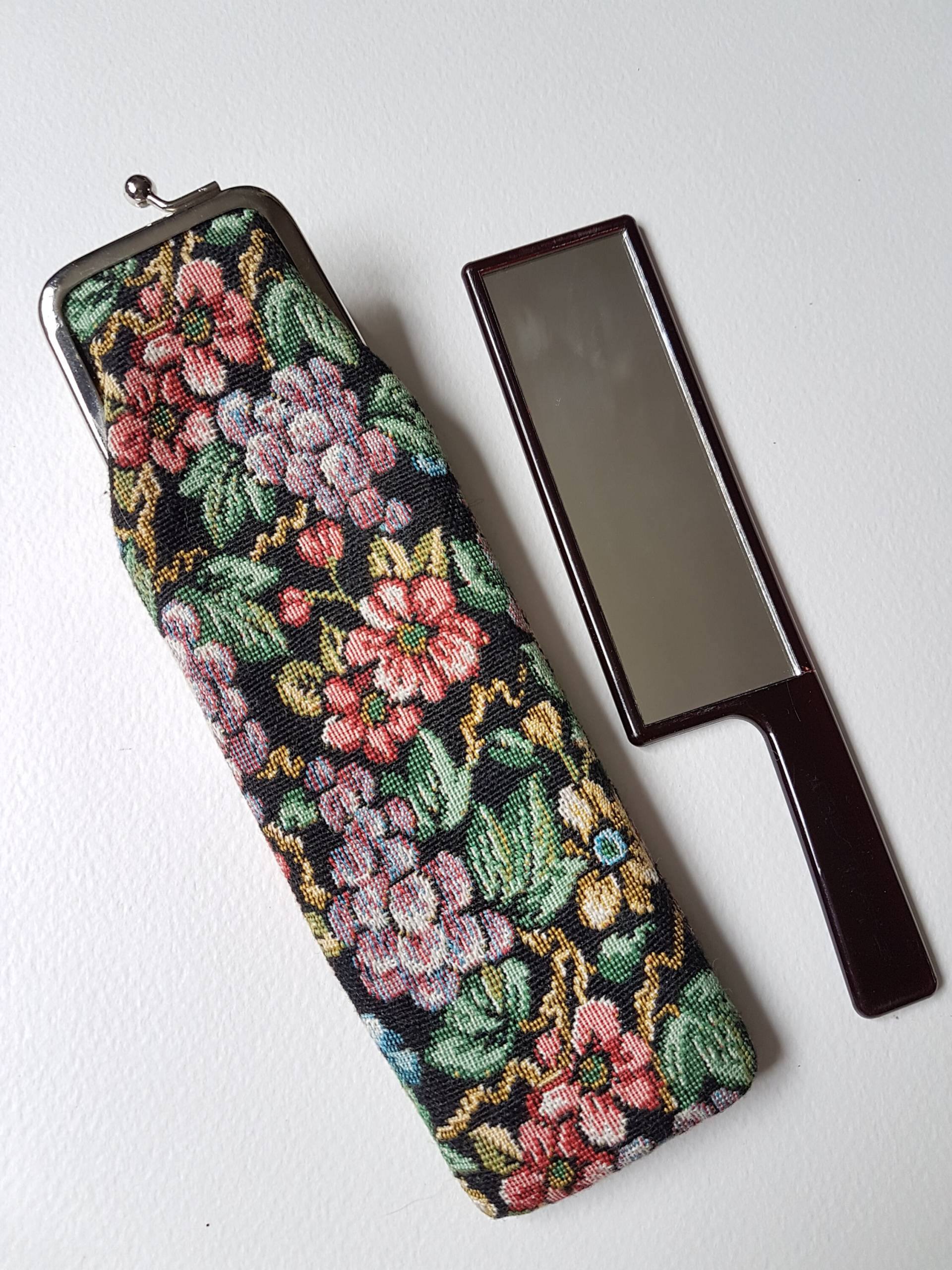 Vintage Kosmetikkoffer Mit Taschenspiegel von Etsy - MagpiesCoven