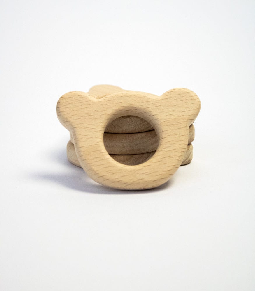 Beißring "Bär" Aus Buchenholz Beißring "Bär" Aus Buchenholz von Etsy - MahinaMakramee