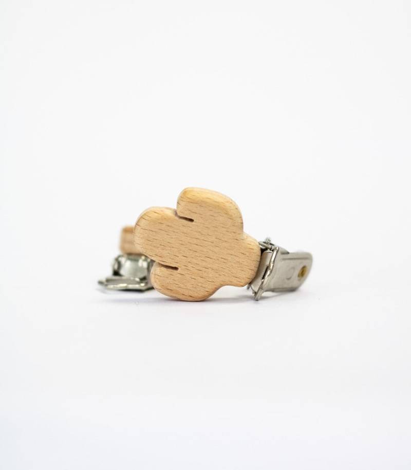 Schnullerclip "Kaktus" Aus Buchenholz Schnullerclip "Kaktus" Aus Buchenholz von Etsy - MahinaMakramee