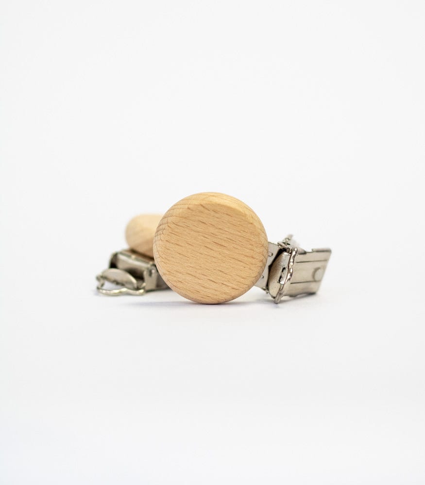 Schnullerclip "Rund Ohne Löcher" Aus Buchenholz Schnullerclip "Rund Ohne Löcher" Aus Buchenholz von Etsy - MahinaMakramee