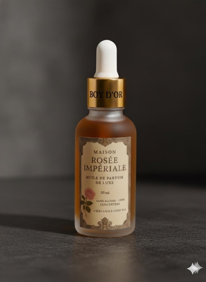 Handgefertigtes Parfümöl 30 Ml Für Männer - Boy D'or | Blumig, Moschusartig Und Pudrig Maison Rosée Imperiale von Etsy - Maisonroseeimperiale
