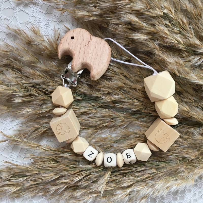 Schnullerkette Personalisiert Makramee Baby von Etsy - MakrameGeschenkeCo