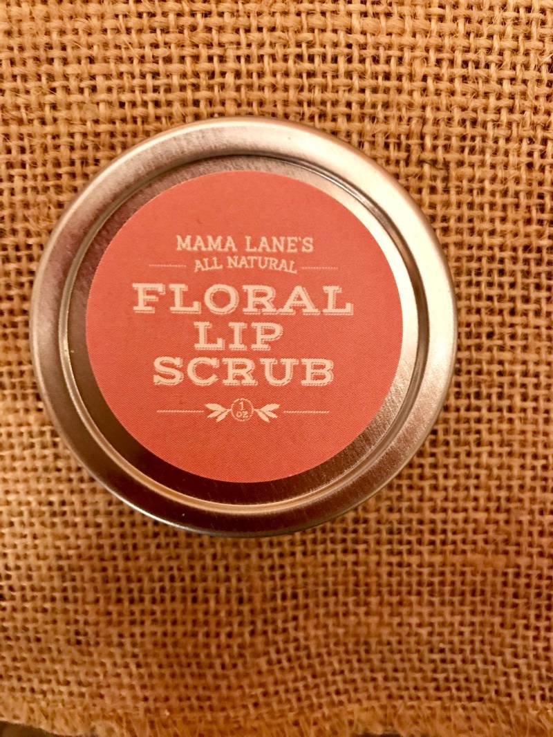 Floral Lip Scrub von Etsy - MamaLanesAllNatural