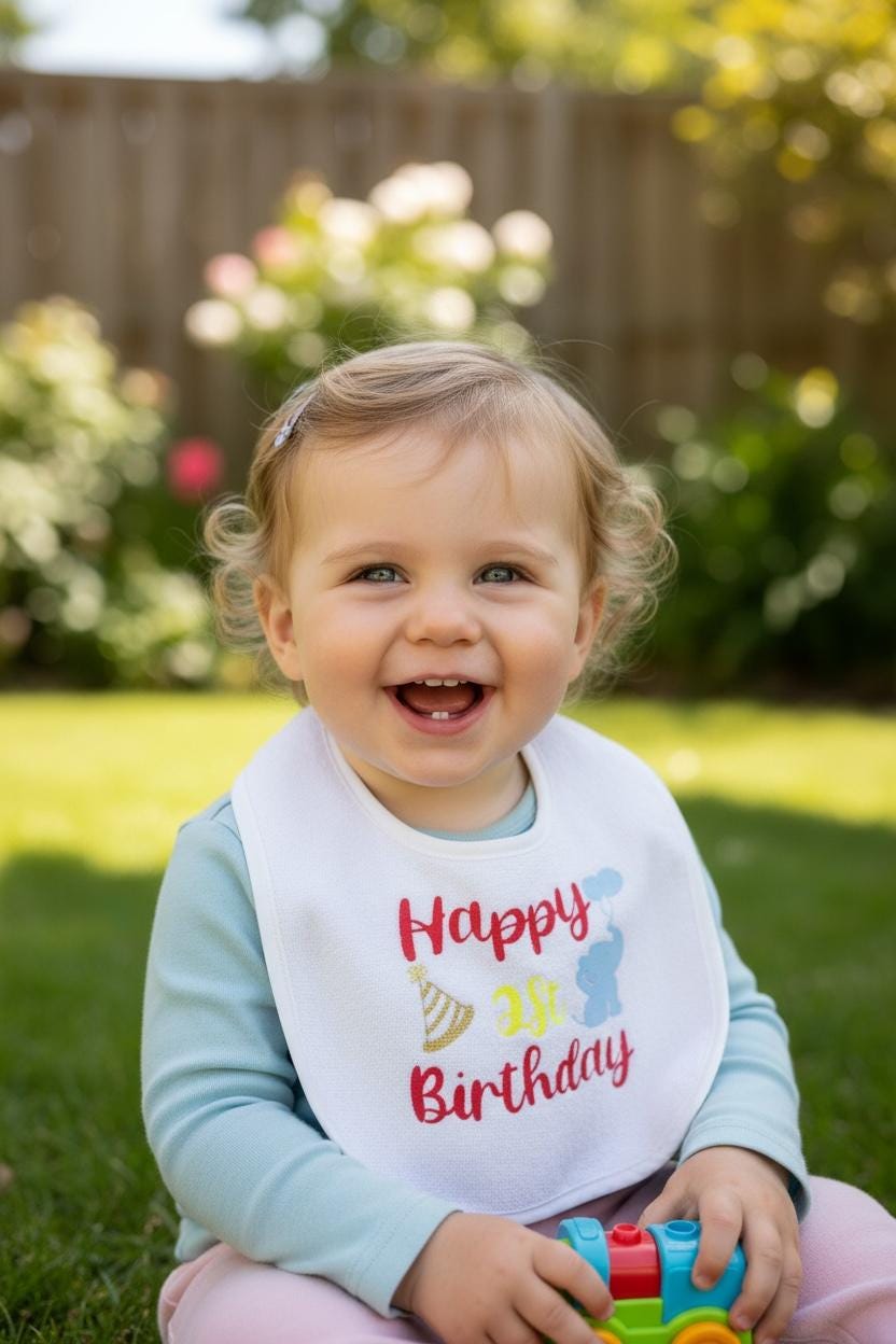 Baby Lätzchen „Happy 2nd Birthday" - 100% Baumwolle I Sprüche Fun Babygeschenk-Geburt-Taufe-Babyparty Baby Lätzchen „Happy 2nd Birthday" - 100% Baumwolle I Sprüche Fun Babygeschenk-Geburt-Taufe-Babyparty von Etsy - MamaMadeWear