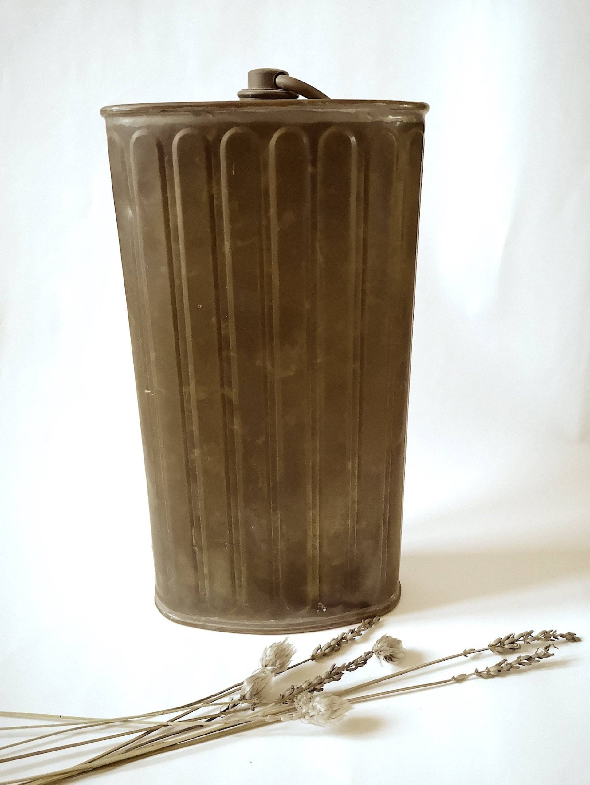 Vintage-Wärmflasche, Bettwärmer, Materialdose, Metallkappe, Zubehör, Bettwäsche, Frankreich-Sammlungsobjekt Der 1900Er Jahre, Flasche von Etsy - MamieBrocante