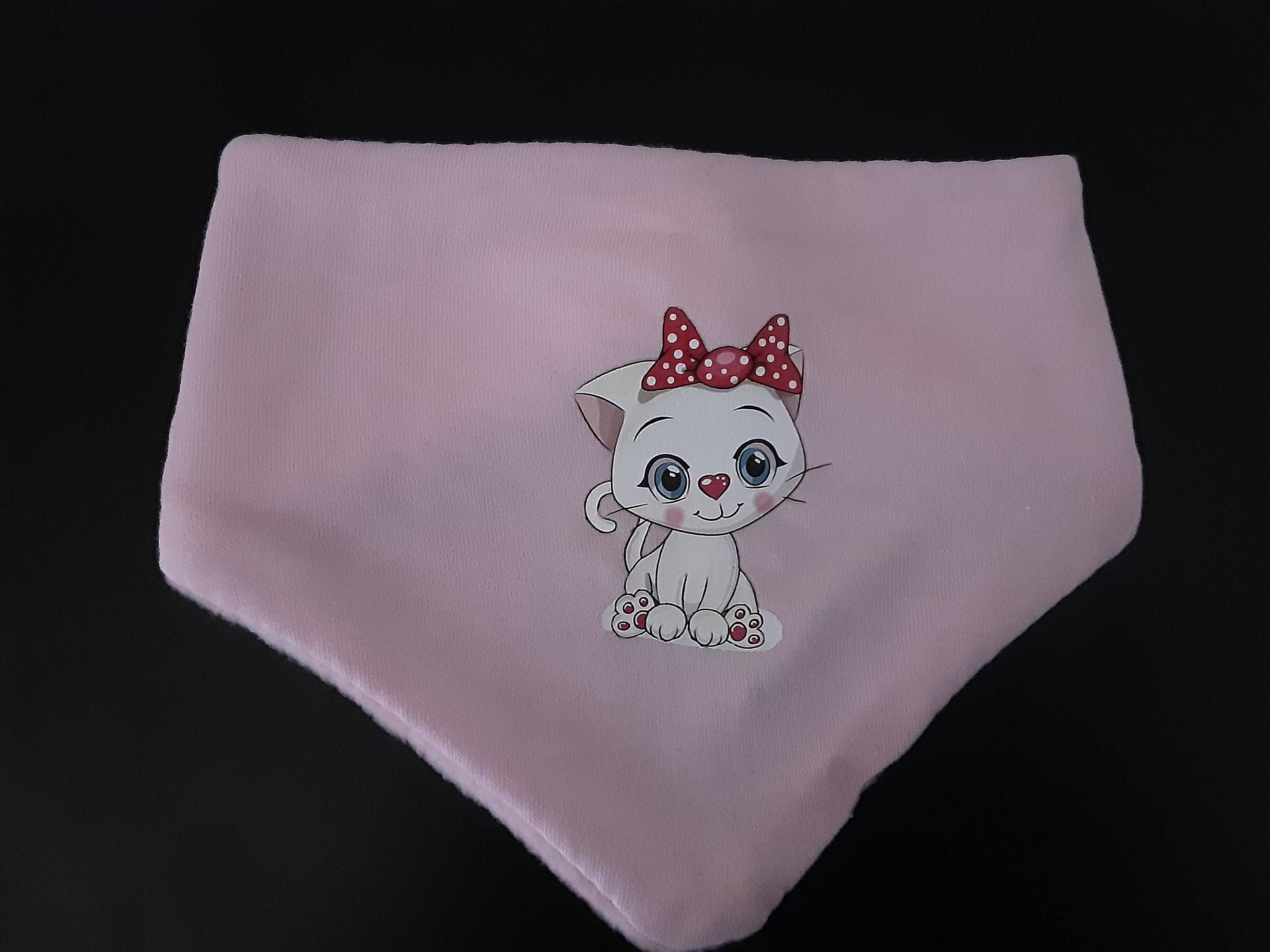 Kinderhalstuch Weisse Katze Kinderhalstuch Weisse Katze von Etsy - Mandyskreativeseite