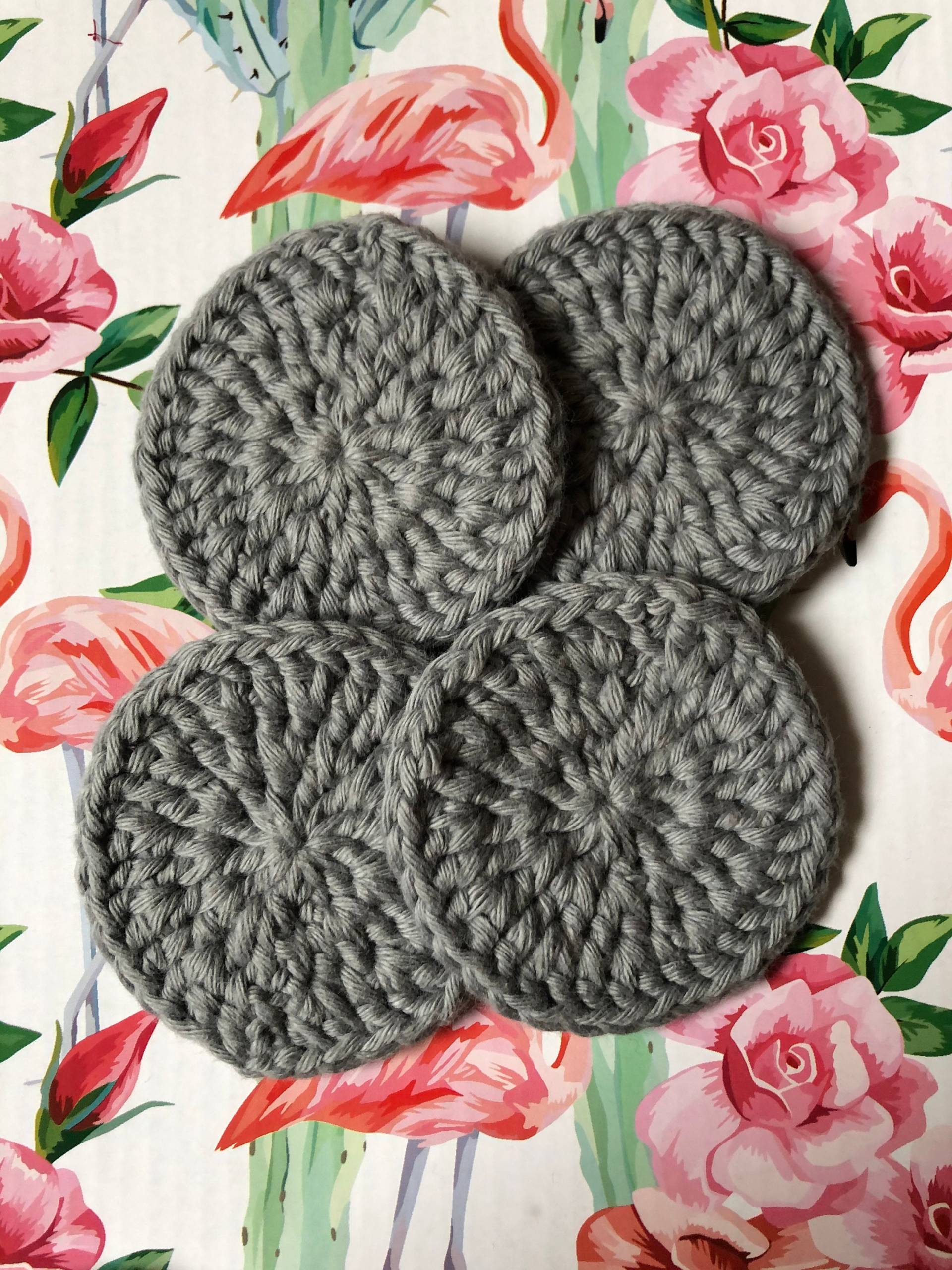 4 Scrubbies/Abschminkpads 100% Baumwolle, Maschinenwaschbar von Etsy - ManiDAmorebyAnna