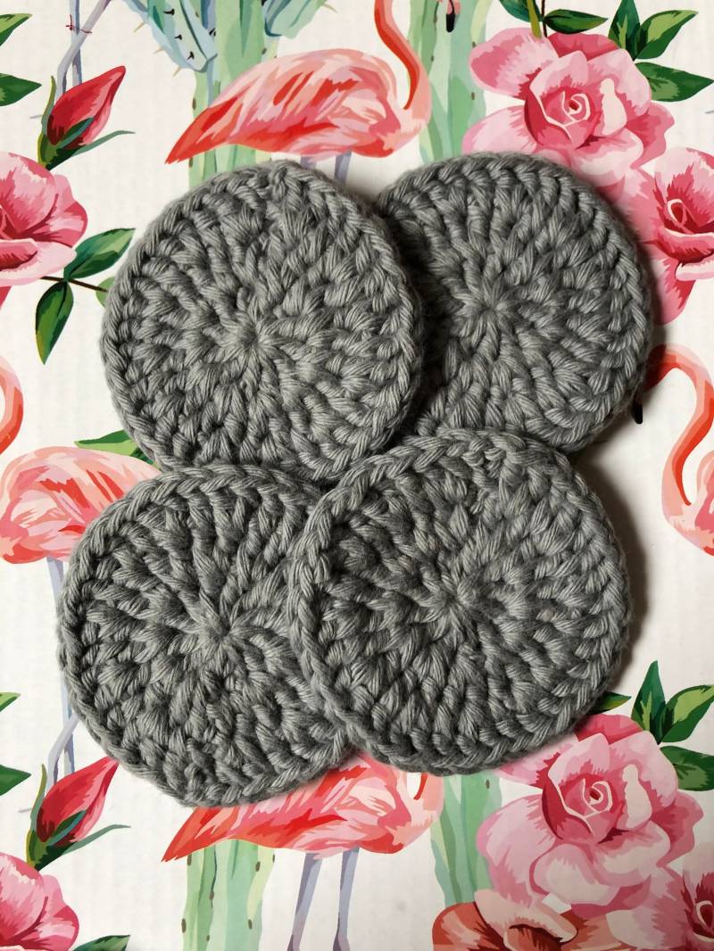 4 Scrubbies/Abschminkpads 100% Baumwolle, Maschinenwaschbar 4 Scrubbies/Abschminkpads 100% Baumwolle, Maschinenwaschbar von Etsy - ManiDAmorebyAnna