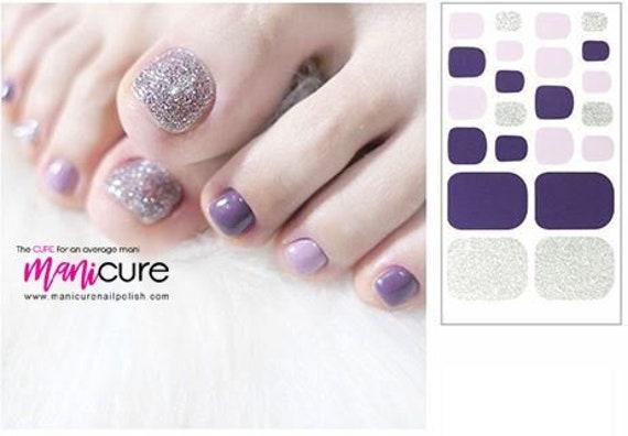 Lila Passion Glitzer Und Feste Oberfläche, Pedicure Echte Nagellackstreifen, Getrocknete Nagellacke, Nagelfolien, Aufkleber, Langlebig, Ungiftig Lila Passion Glitzer Und Feste Oberfläche, Pedicure Echte Nagellackstreifen, Getrocknete Nagellacke, Nagelfolien, Aufkleber, Langlebig, Ungiftig von Etsy - ManicureNailPolish