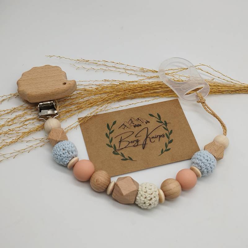 Schnullerkette Mädchen von Etsy - ManufakturBergKnirps