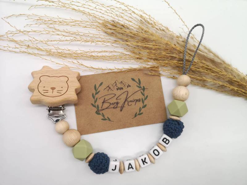 Schnullerkette Mit Namen Personalisiert Jungen Schnullerkette Mit Namen Personalisiert Jungen von Etsy - ManufakturBergKnirps