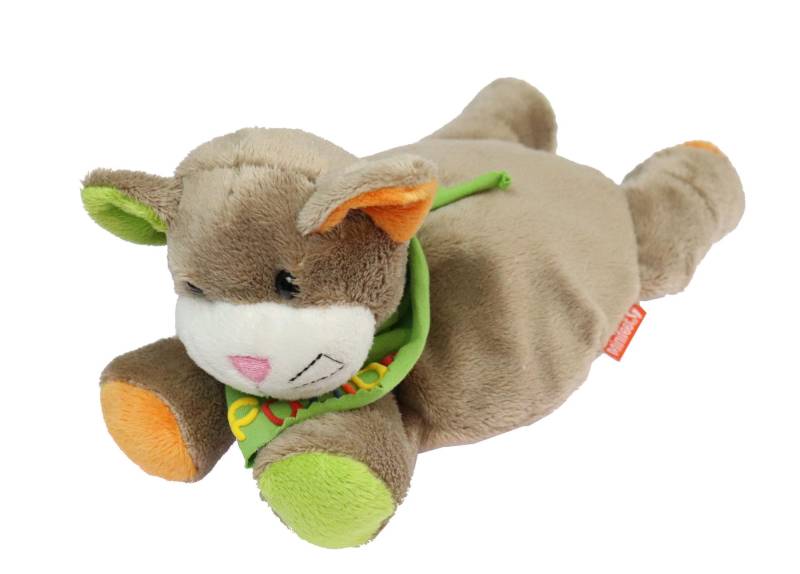 Wärmekissen Wärmetier Katze Mit Halstuch Und Namen Oder Spruch - Personalisiertes Baby Körnerkissen Rapskissen von Etsy - ManufakturMeinName