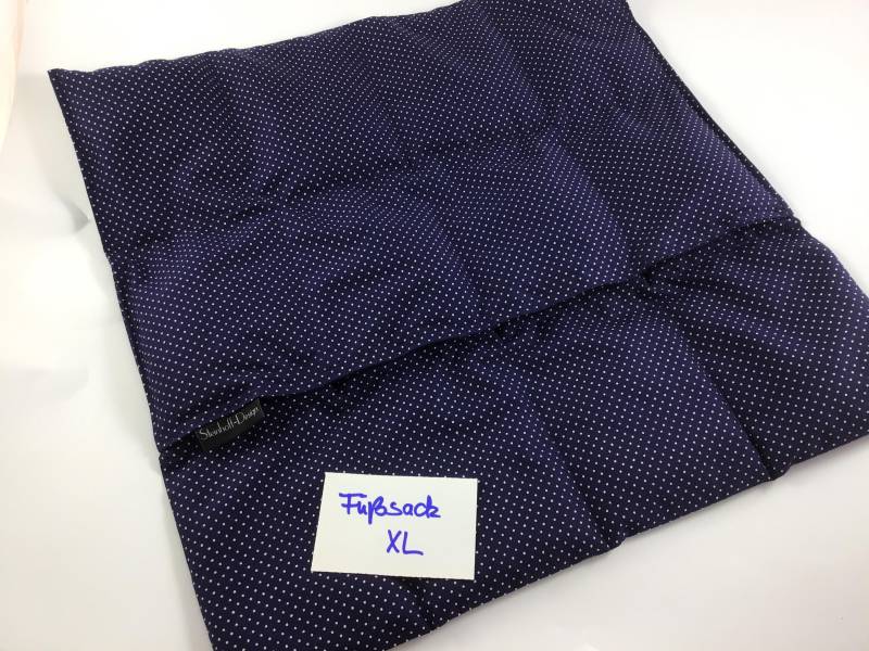 xl Fußsack Körnerkissen - Kalte Füße? Blau Fußwärmer Warme Füße Körnerkissenfußsack von Etsy - ManufakturSteinhoff