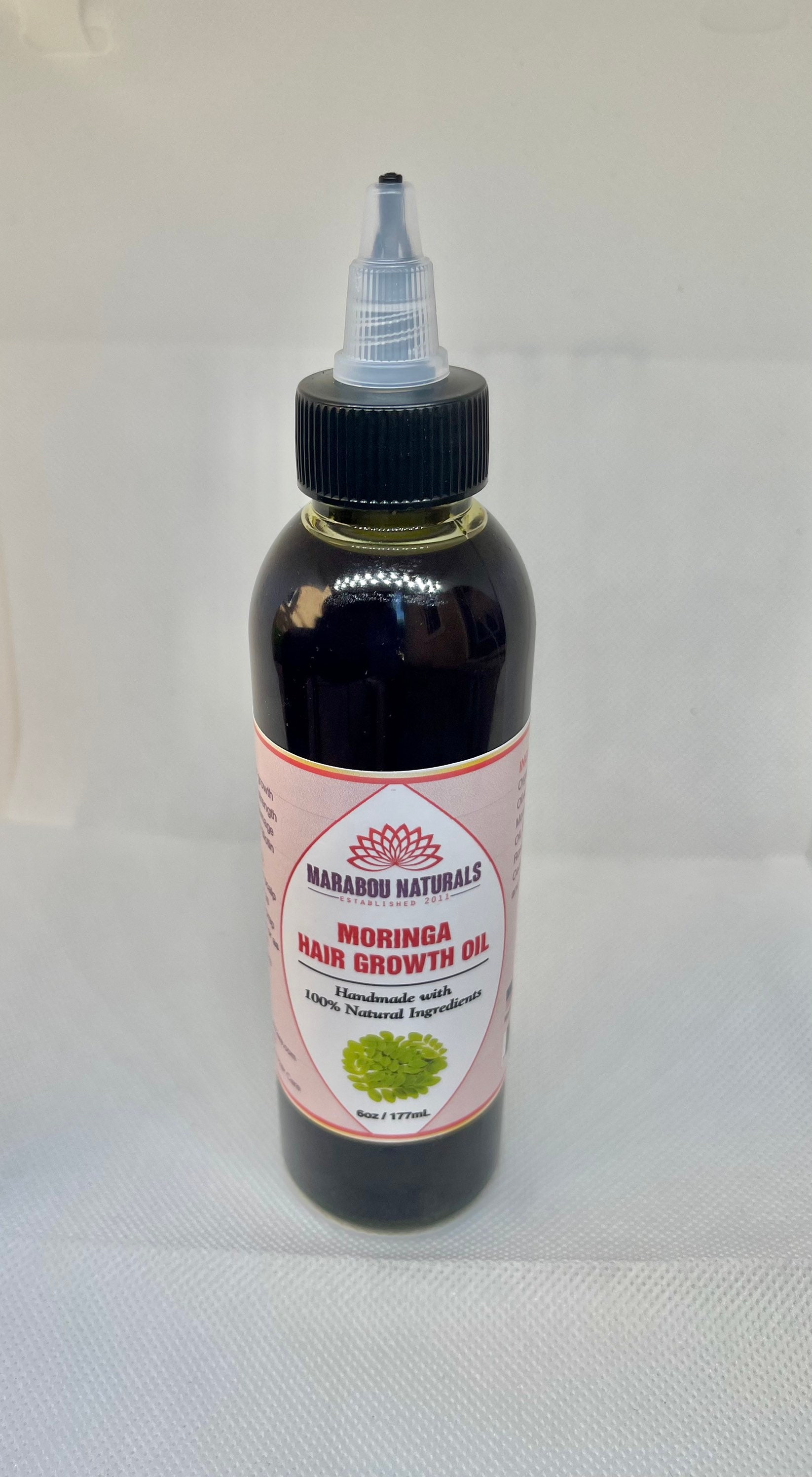 Moringa Haar-Wuchs-Öl Ayurveda-Kräutermischung, Anti-Breakage | 6 Unzen von Etsy - MarabouNaturalsShop