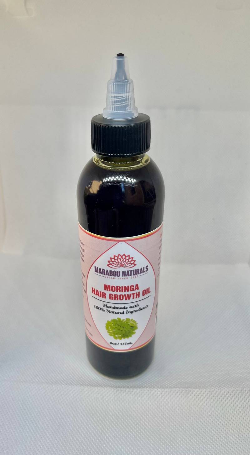 Moringa Haar-Wuchs-Öl Ayurveda-Kräutermischung, Anti-Breakage | 6 Unzen von Etsy - MarabouNaturalsShop