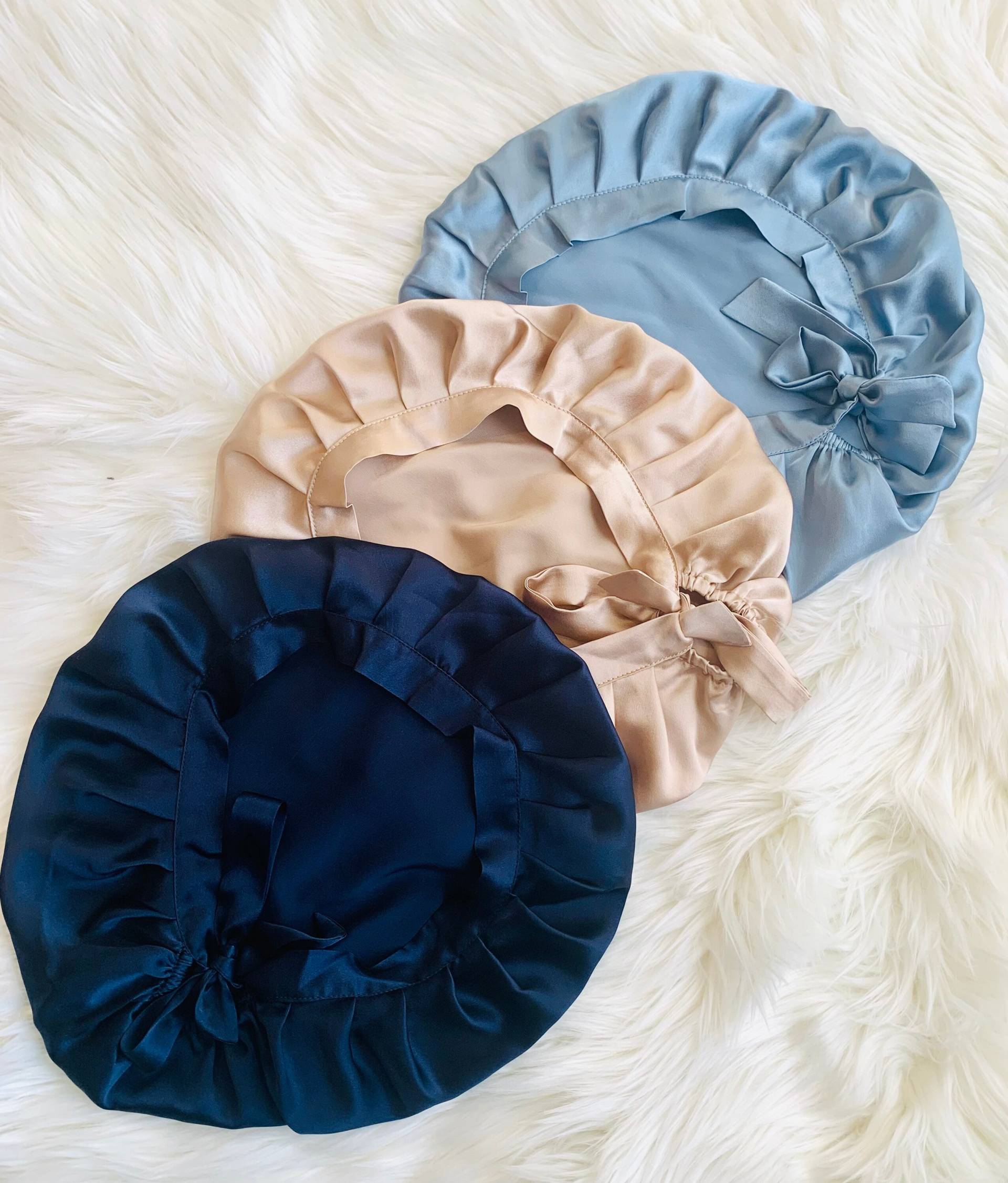 100% Maulbeerseide | Seidenmützen Haarpflege Schönheit Seiden-Turban - Single-Layer-Lange Krawatte von Etsy - Marcheduluxe