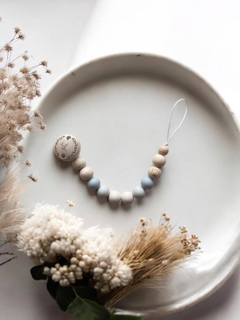 Schnullerkette/Nuggikette von Etsy - MariLeoBabystore