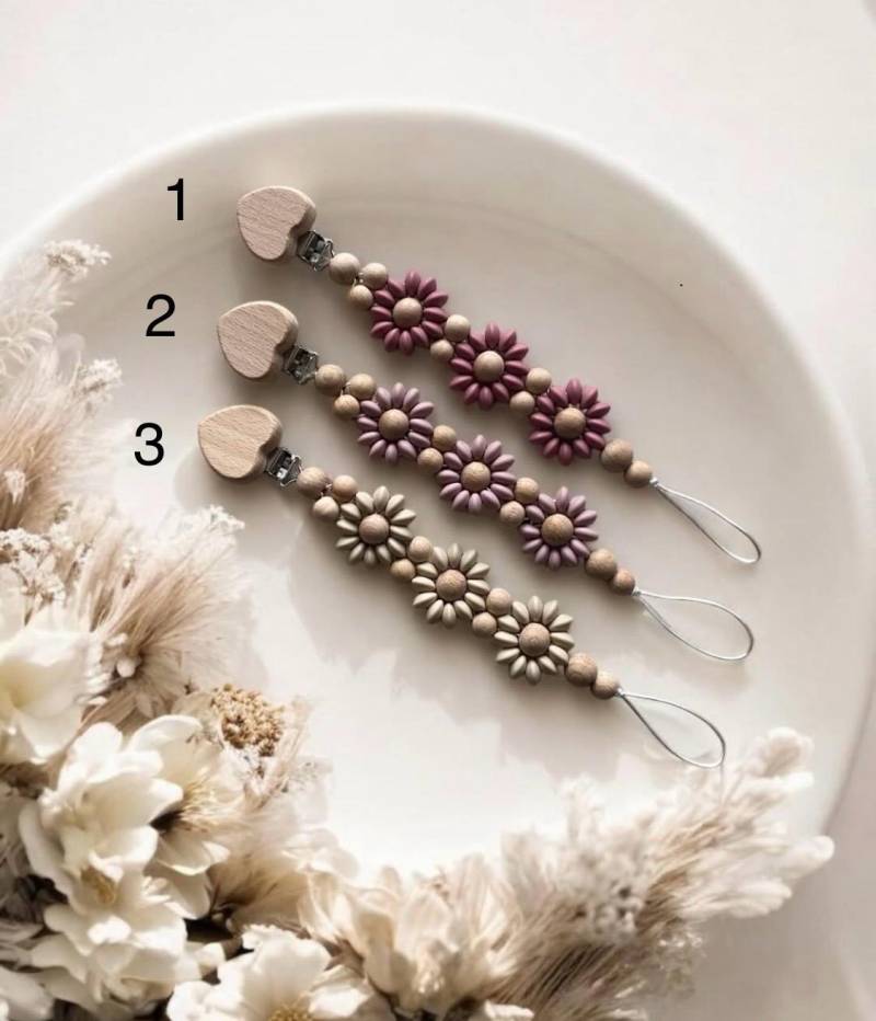 Schnullerkette/Nuggikette von Etsy - MariLeoBabystore