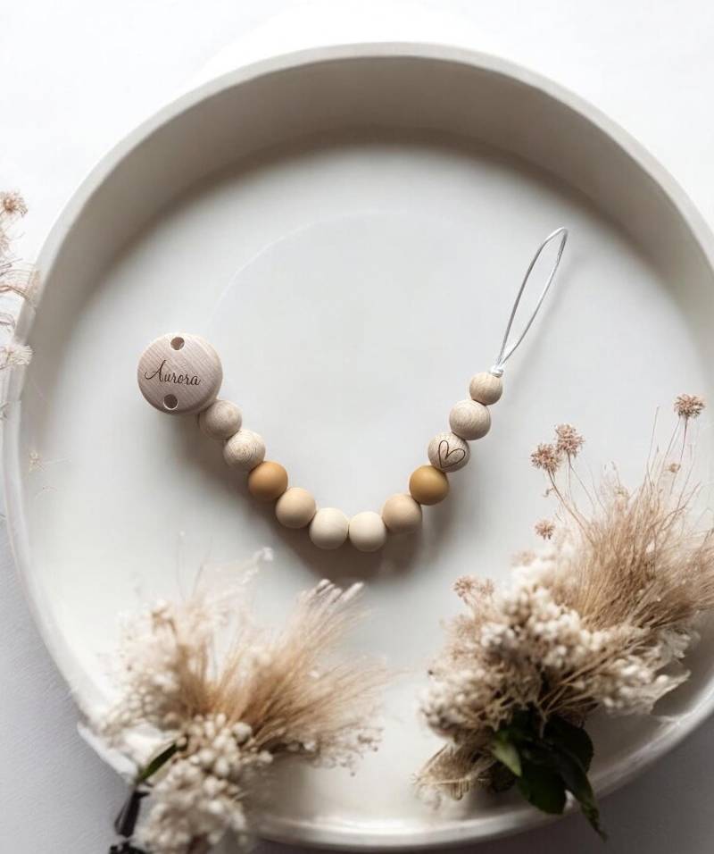 Schnullerkette/Nuggikette von Etsy - MariLeoBabystore